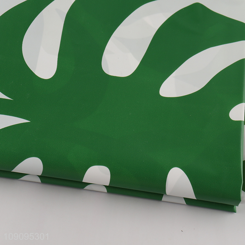 Factory Supply 178X183cm Washable Water Resistant Plastic Shower Curtain