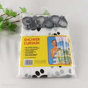 Online Wholesale 183X183cm Lightweight Waterproof Plastic Shower Curtain