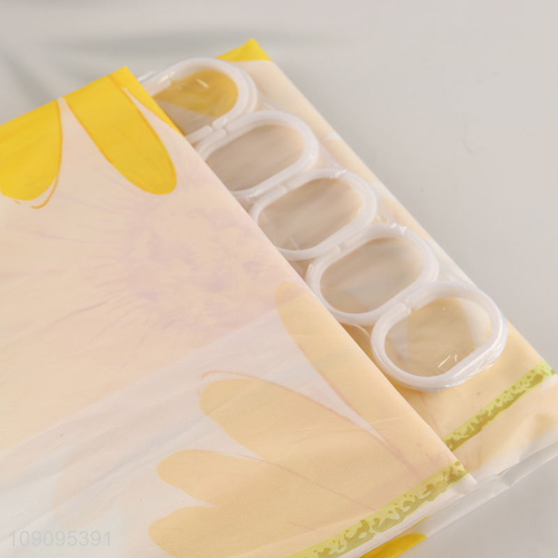 New Product 180X180cm Mildew Proof Plastic Shower Curtain for Bathroom