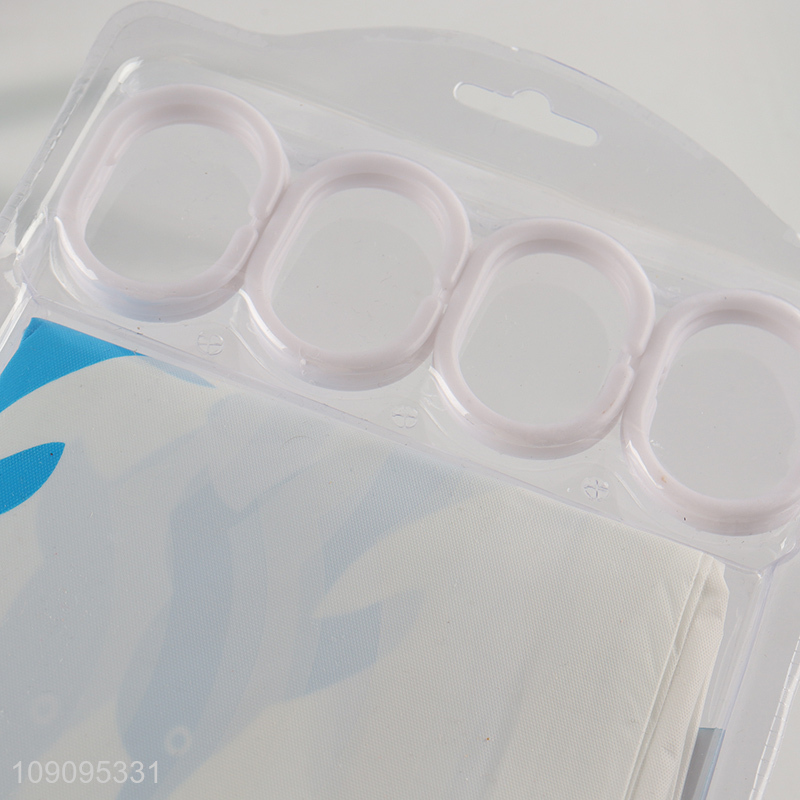 Online Wholesale 180X180cm Washable Plastic Shower Curtain with Grommets