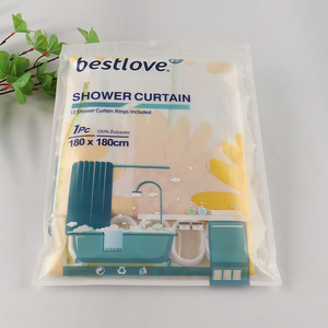 New Product 180X180cm Mildew Proof Plastic Shower Curtain for Bathroom