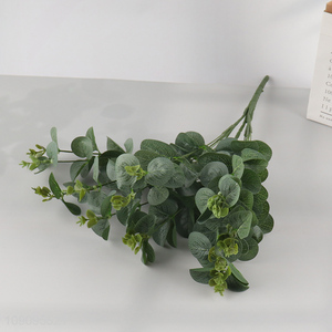 New Product Artificial Eucalyptus Leaves Branches for Home Wedding Decor