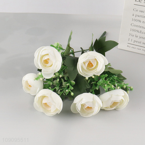 China Imports 6 Heads Artificial Flower Bouquet Fake Flower for Home Decor