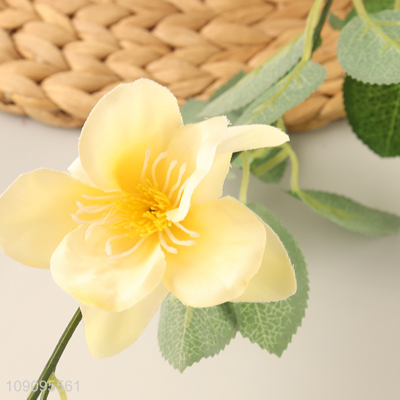 Wholesale 8 Heads Hanging Artificial Rose Flower Garland for Wedding Party Decor