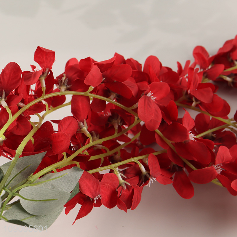 New Arrival 5-Branch Artificial Flower Hanging Fake Flower for Wedding Decor