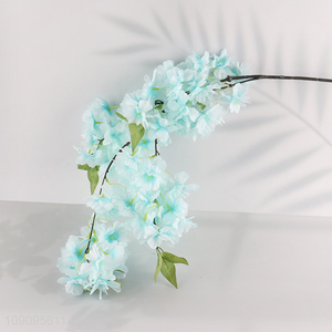 Good Quality Hanging Artificial Flower Fake Sakura Garland for Home Garden Decor