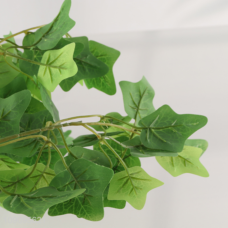 Good Quality 3-Branch Fake Leaves Plant Artificial Leaves for Home Decor