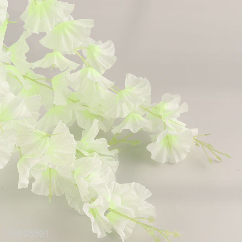 Hot Selling 3-Branch Artificial Flower Hanging Fake Flower for Wall Decor