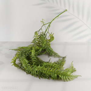 Factory Price 3-Branch Artificial Plants Hanging Fake Plant for Wall Decor