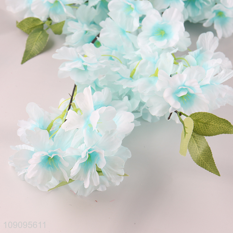 Good Quality Hanging Artificial Flower Fake Sakura Garland for Home Garden Decor