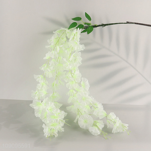 Hot Selling 3-Branch Artificial Flower Hanging Fake Flower for Wall Decor