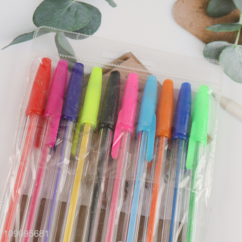 Online Wholesale 10 Colors Ballpoint Pens for Writing Drawing Doodling