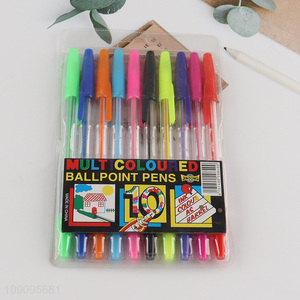 Online Wholesale 10 Colors Ballpoint Pens for Writing Drawing Doodling