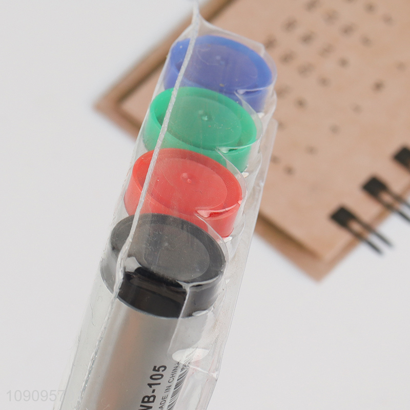 Good Quality 4 Colors Whiteboard Markers Low-Odor Dry Erase Markers