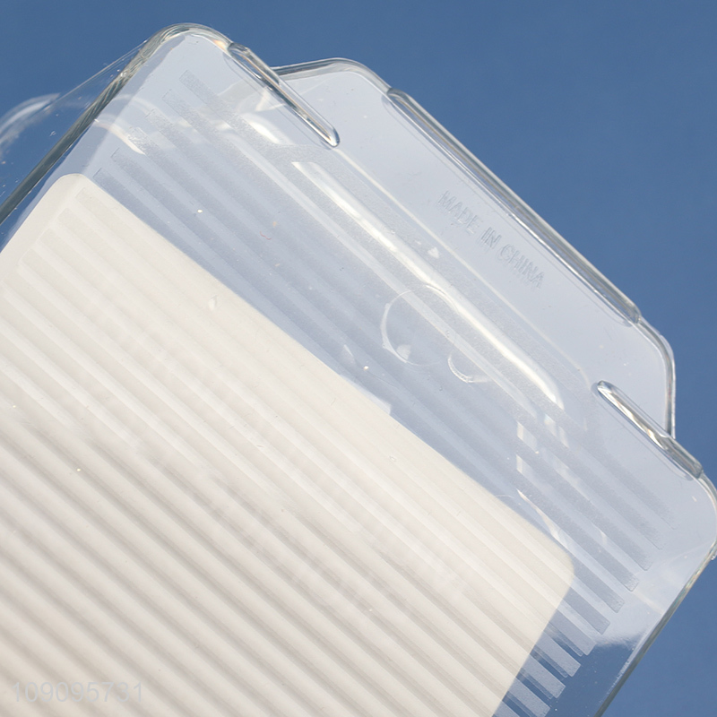 Wholesale Clear Multipurpose Plastic Storage Bin for Home Office Fridge