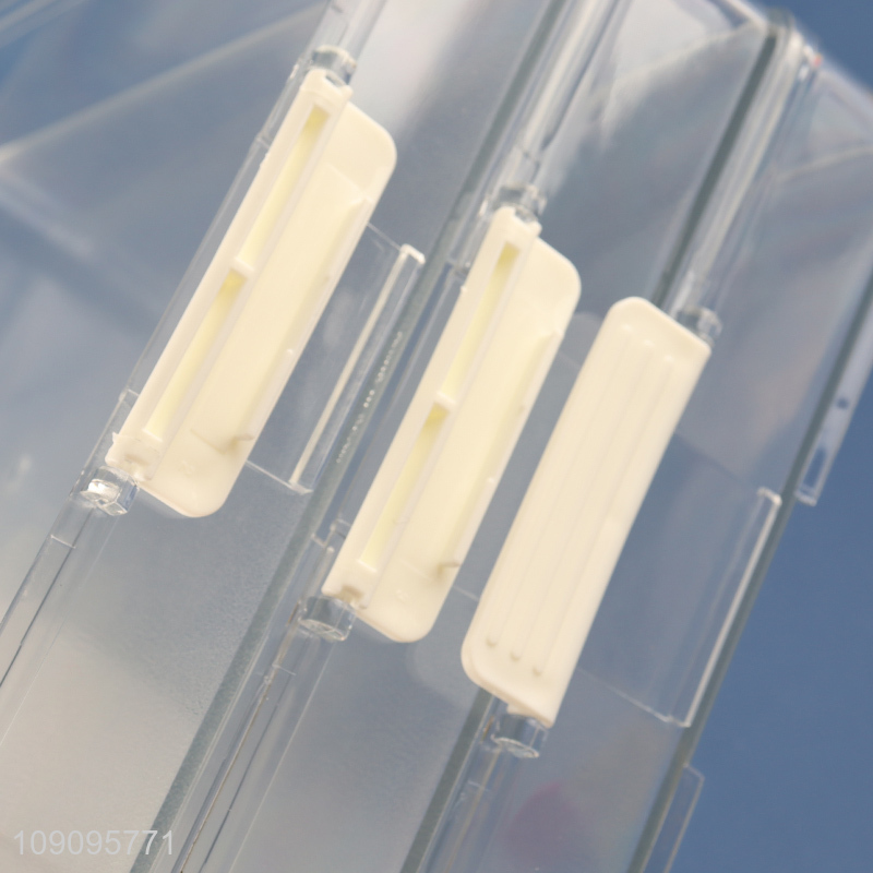 High Quality 3-Layer Plastic Frozen Dumpling Container Fridge Organizer