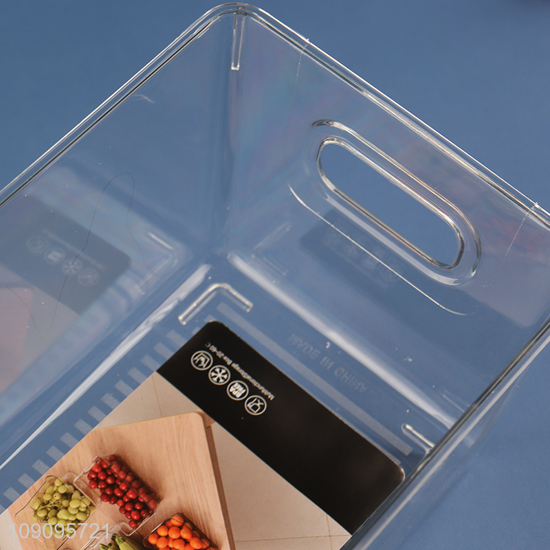 Online Wholesale Clear Plastic Storage Bin Kitchen Cabinet Organizer