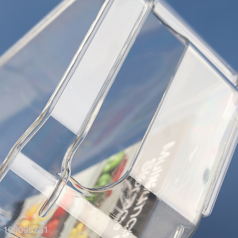 Wholesale Clear Multipurpose Plastic Storage Bin for Home Office Fridge