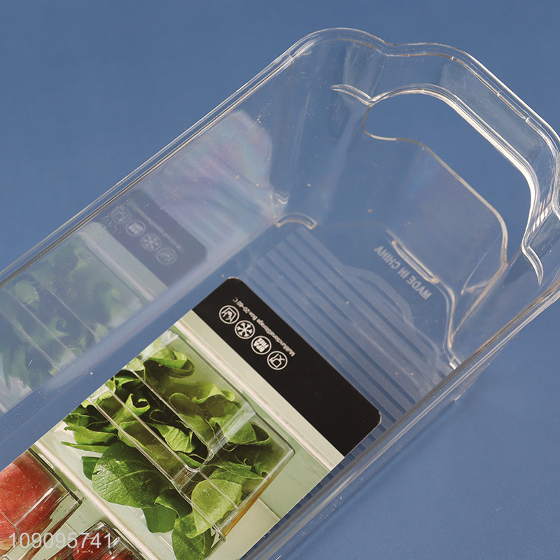 High Quality Clear Plastic Refrigerator Organizer Plastic Storage Bin