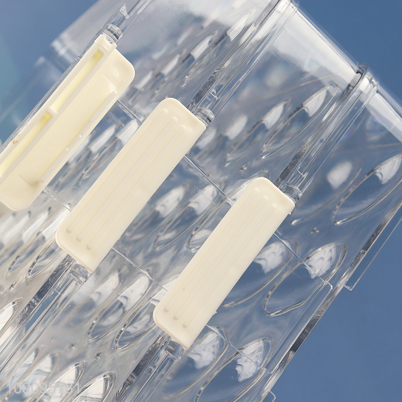 Wholesale 3-Layer Plastic Egg Storage Container Refrigerator Egg Organizer