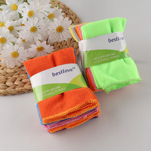 Online Wholesale 5 Pack Microfiber Cleaning Towels Ultra Absorbent Cleaning Rags