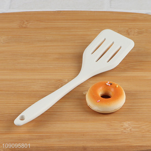 China factory white non-stick kitchen utensil slotted spatula