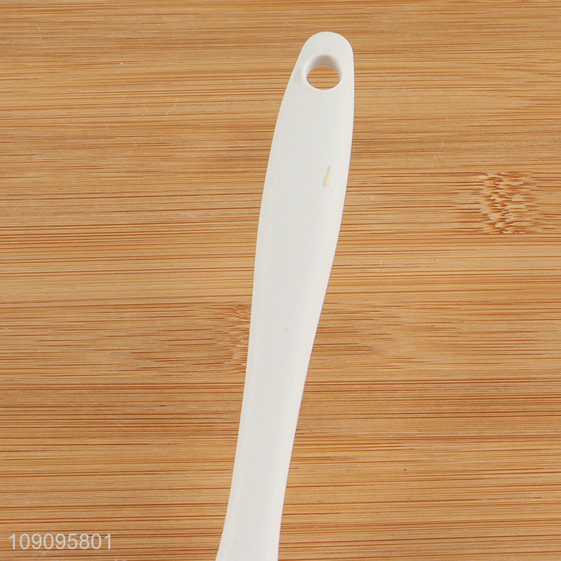 China factory white non-stick kitchen utensil slotted spatula