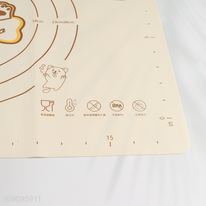 Factory price cartoon baking tool baking mat pastry mat for sale