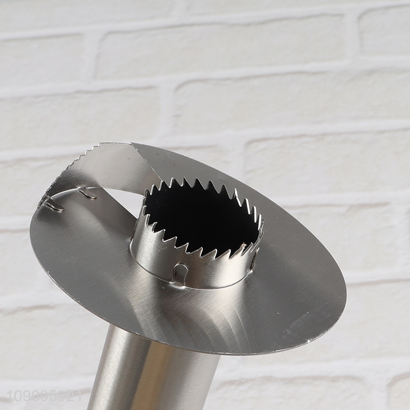 Most popular stainless steel kitchen gadget pineapple corer slicer