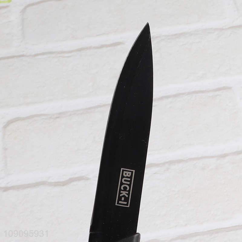 Good selling black professional home restaurant kitchen knife fruits knife