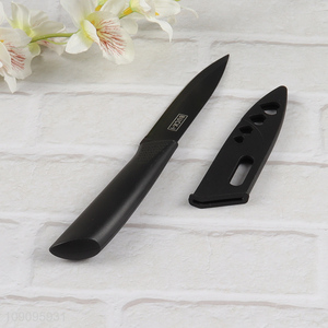Good selling black professional home restaurant kitchen knife fruits knife