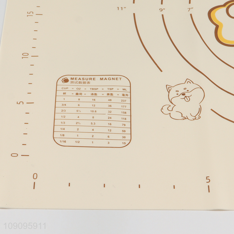 Factory price cartoon baking tool baking mat pastry mat for sale