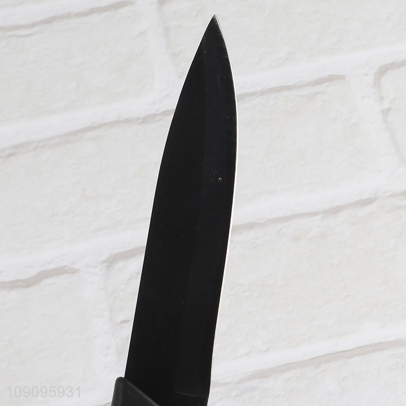 Good selling black professional home restaurant kitchen knife fruits knife