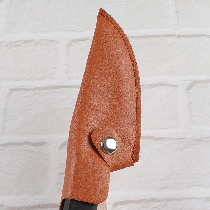 Best selling stainless steel blade outdoor camping meat cutting knife