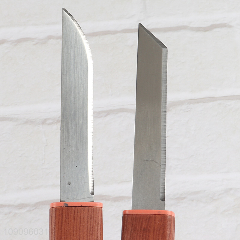 Best quality 2pcs portable outdoor camping parving knife pocket knife