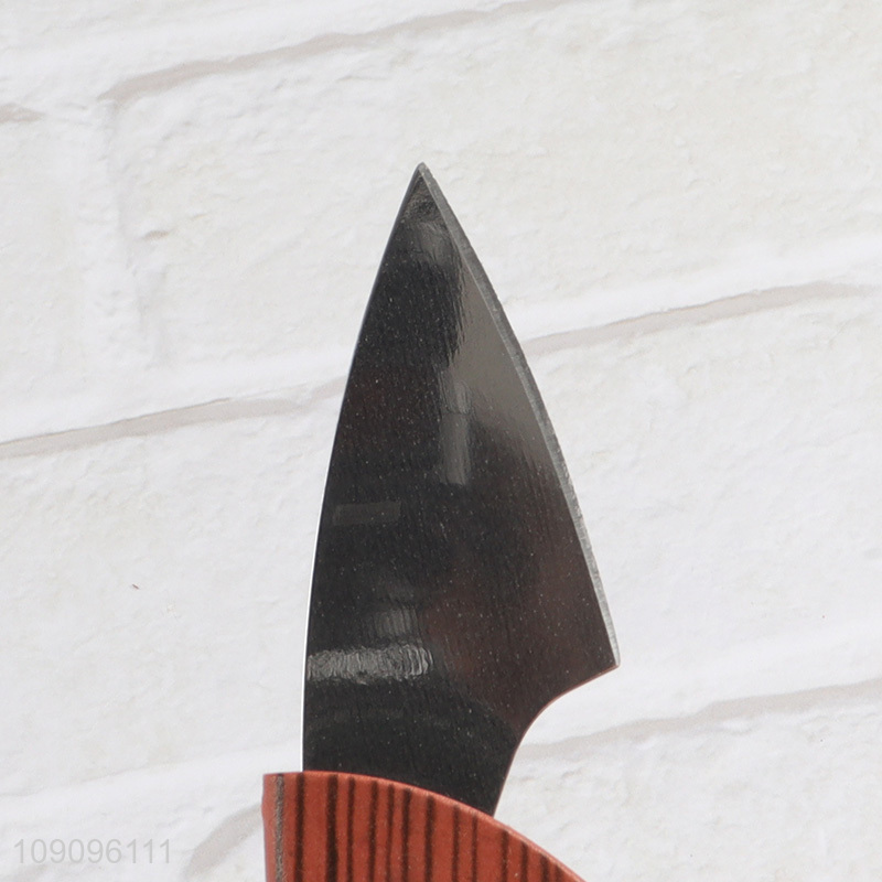 Factory wholesale wooden handle stainless steel camping pocket knife fruits knife