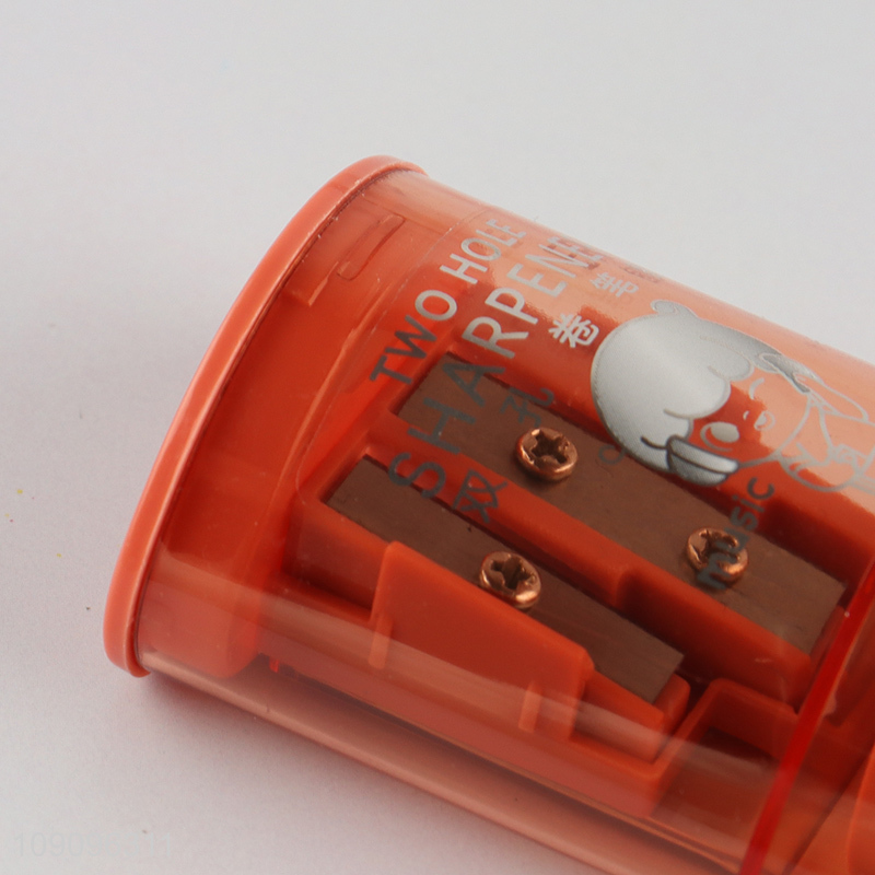 Factory Price Double-Hole Pencil Sharpener Handheld Pencil Sharpener