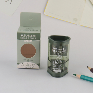 New Product 2-Hole Manual Pencil Sharpener for Home School & Office