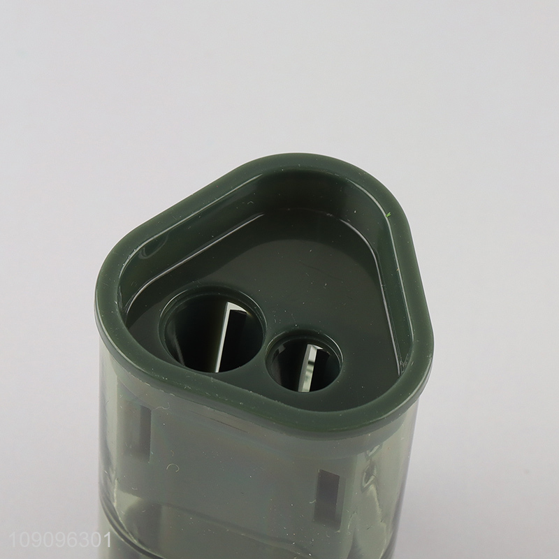 New Product 2-Hole Manual Pencil Sharpener for Home School & Office