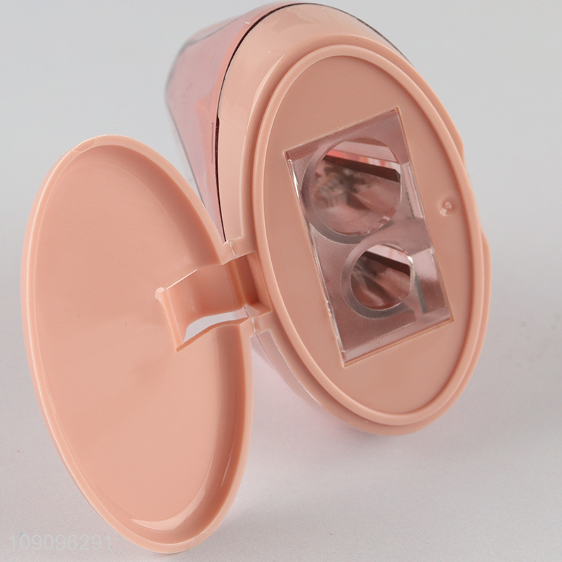 Good Quality Double-Hole Manual Pencil Sharpener for Kids Students