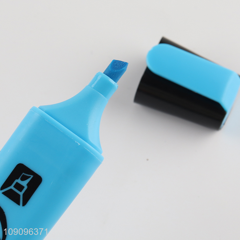 Good Quality 4 Colors Chisel Tip Fluorescent Pens Highlighter Markers