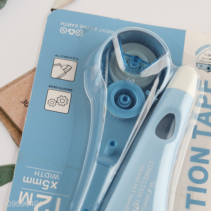 New Product 5mm*12m White Out Correction Tape Kids Students Supplies