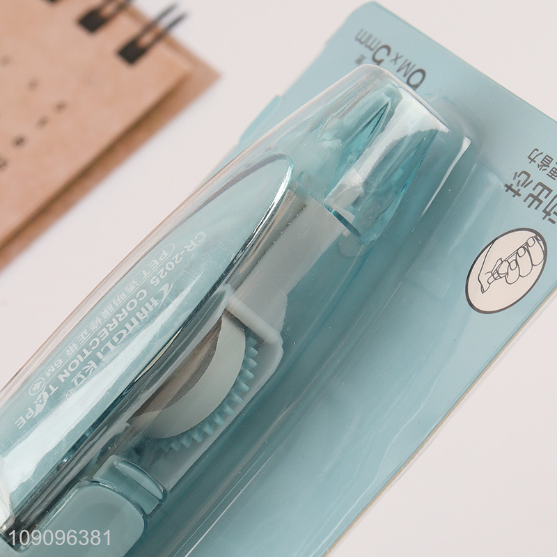 China Imports 5mm*6m White Out Correction Tape Press Type Correction Tape