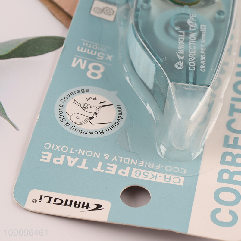 New Arrival 5mm*8m White Out Correction Tape School Office Supplies