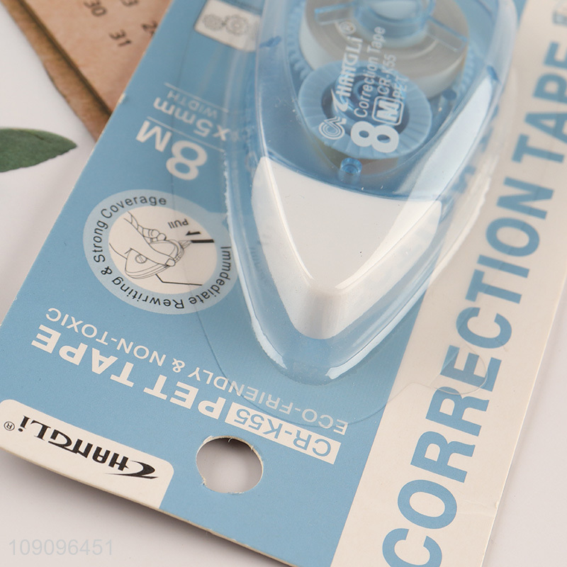 Hot Selling 5mm*8m White Out Correction Tape for Instant Corrections
