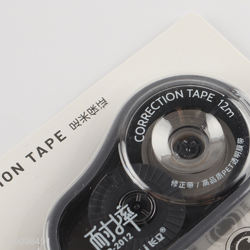 Factory Supply 5mm*12m Press Type Correction Tape White Out Correction Tape