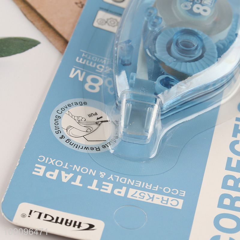 Good Quality 5mm*8m White Out Correction Tape Kids Students Supplies