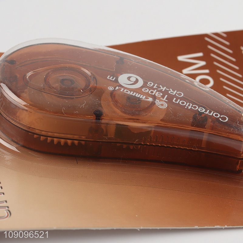 Factory Direct Sale 6m White Out Correction Tape for Instant Corrections