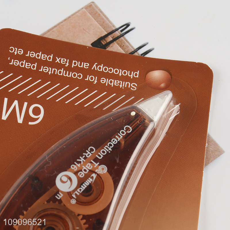 Factory Direct Sale 6m White Out Correction Tape for Instant Corrections