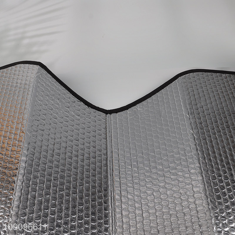 China factory outdoor aluminum foil car front windshield visor